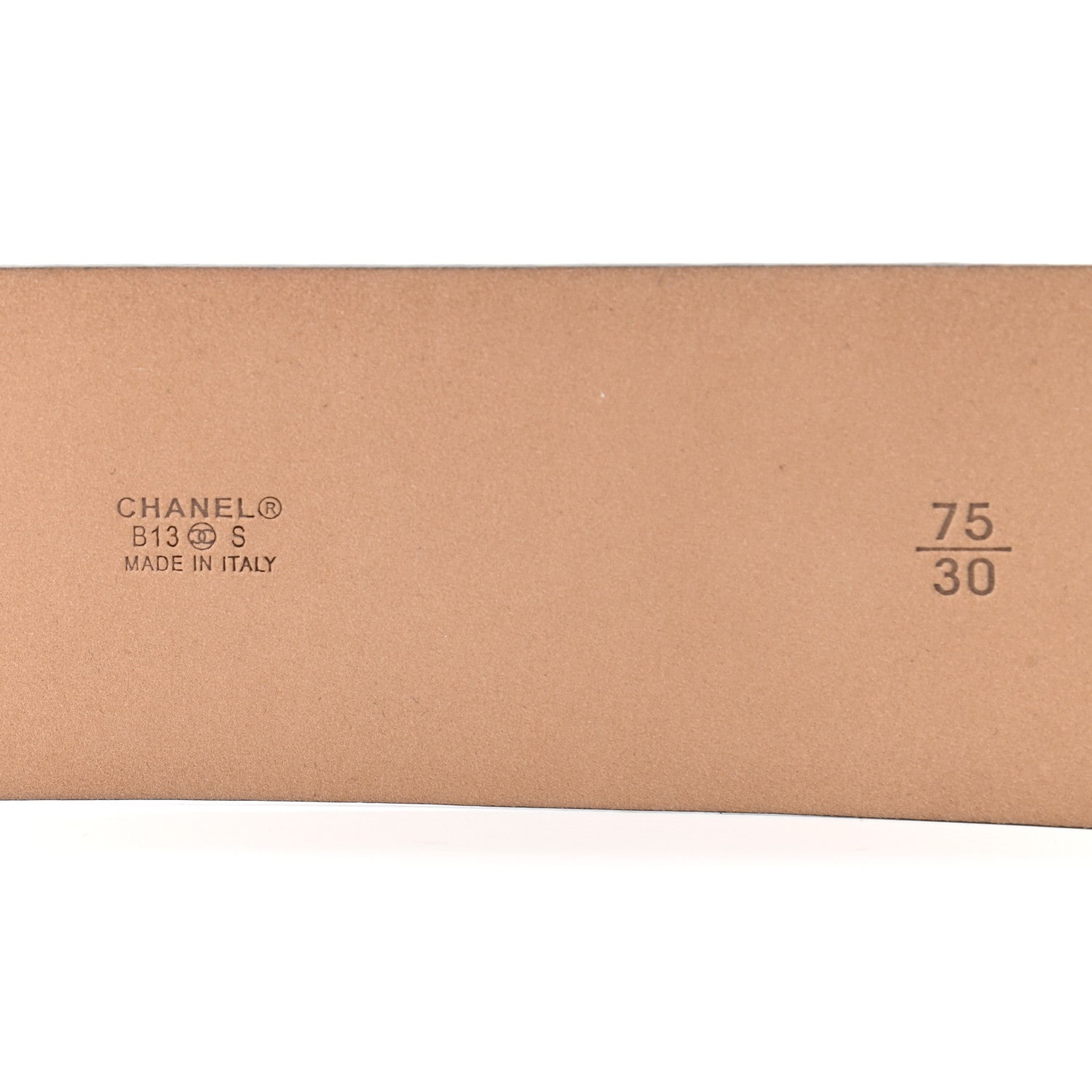 Chanel Lambskin Pearl CC Belt 75 Black 3 of 3