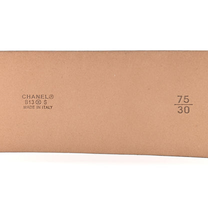 Chanel Lambskin Pearl CC Belt 75 Black 3 of 3