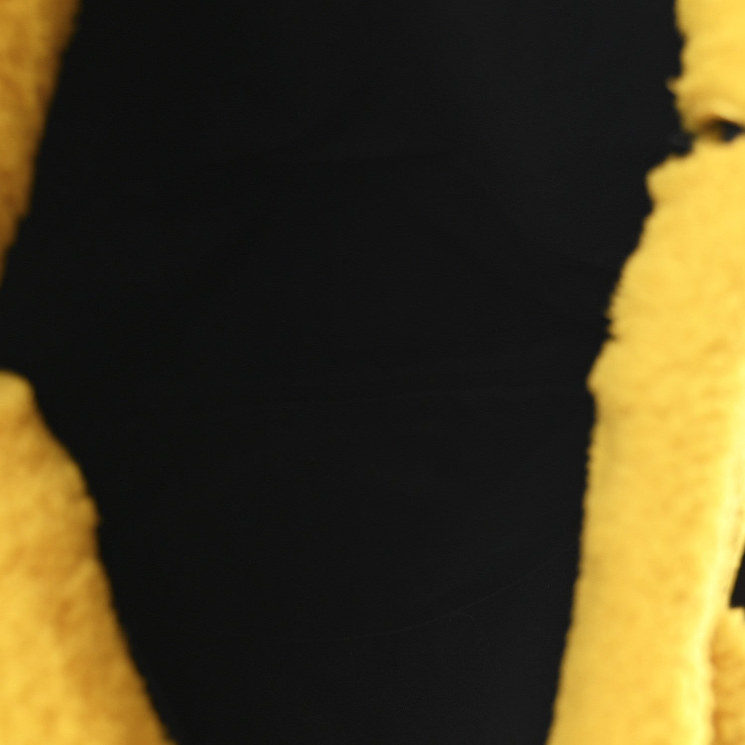 Fendi Shearling Calfskin Vocabulary Drawstring Backpack Yellow 5 of 9
