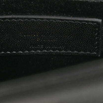 Saint Laurent Grain De Poudre Small Monogram Kate Satchel Black 6 of 11