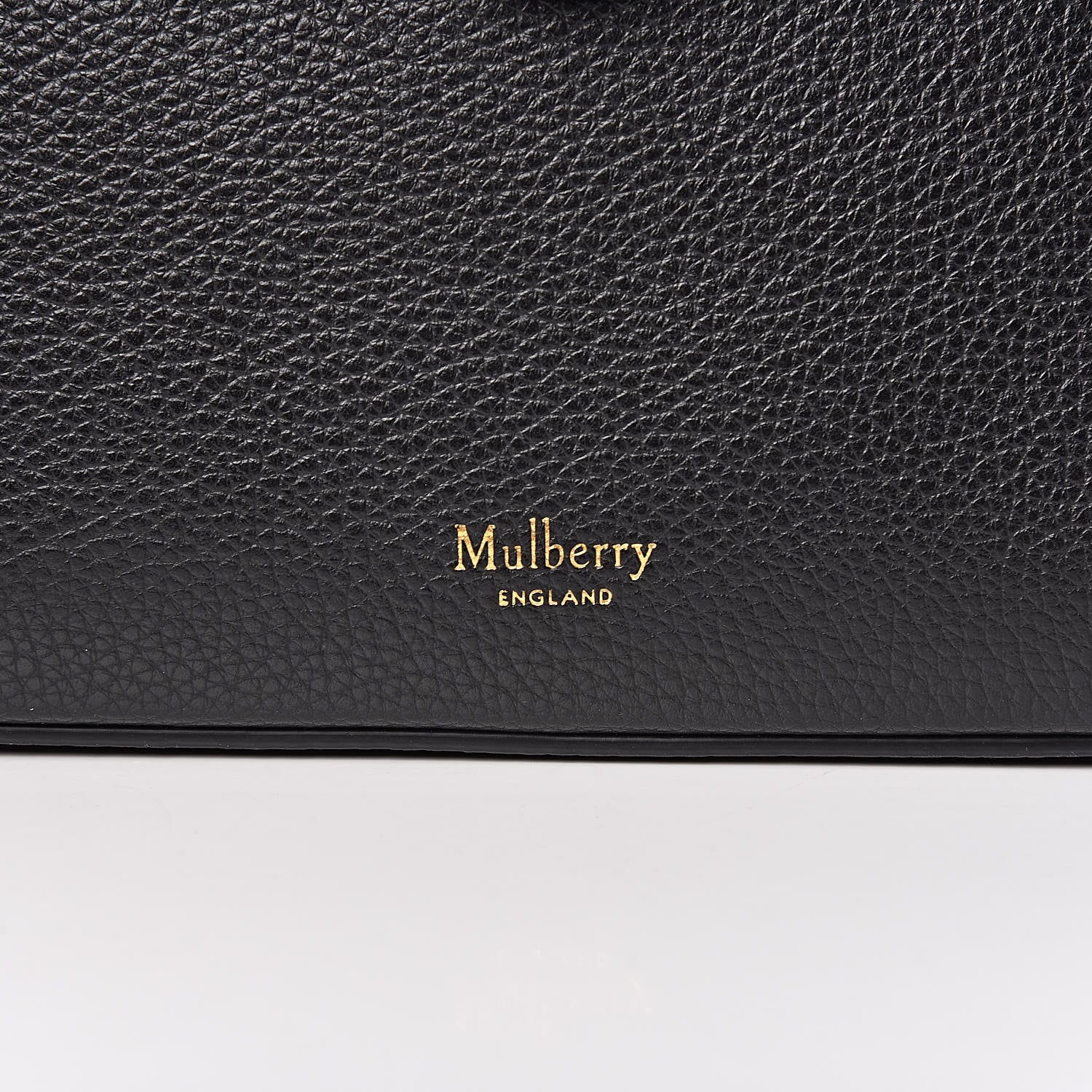 Mulberry Small Classic Grain Calfskin Mini Seaton Black 7 of 11