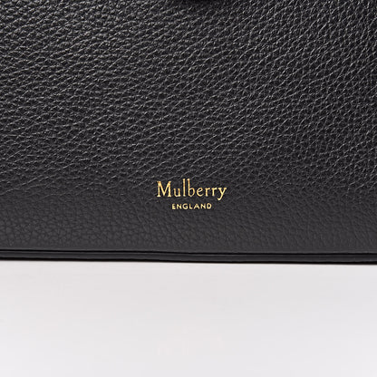 Mulberry Small Classic Grain Calfskin Mini Seaton Black 7 of 11