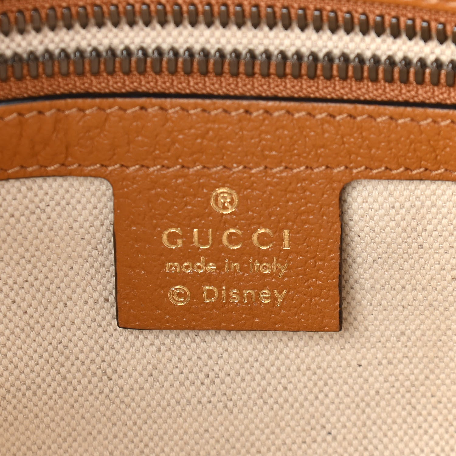 Gucci X DISNEY Mini Vintage GG Supreme Monogram Mickey Mouse Small Belt Bag Beige Vintage Sun Oil 6 of 10