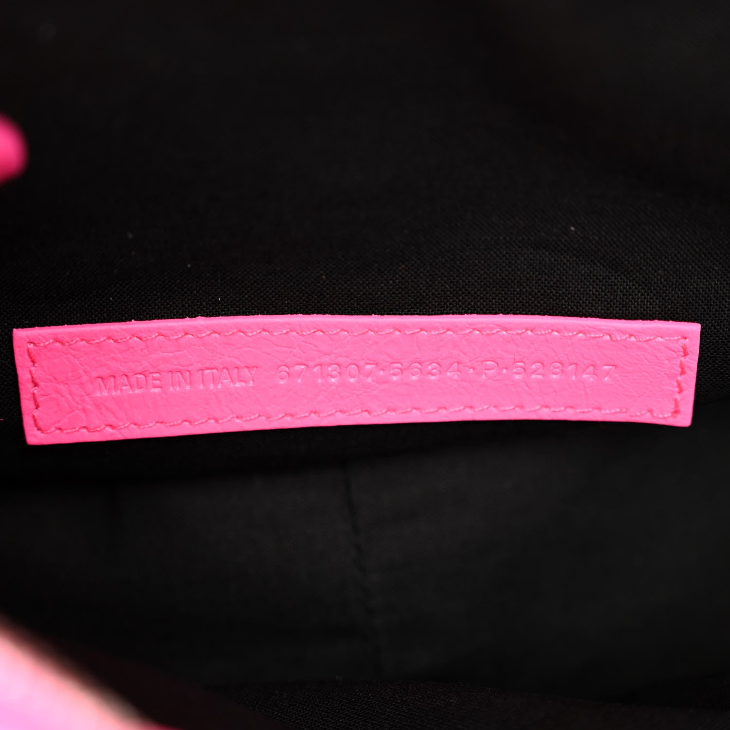 Balenciaga Agneau Arena Small Le Cagole Shoulder Bag Fluo Pink 7 of 10