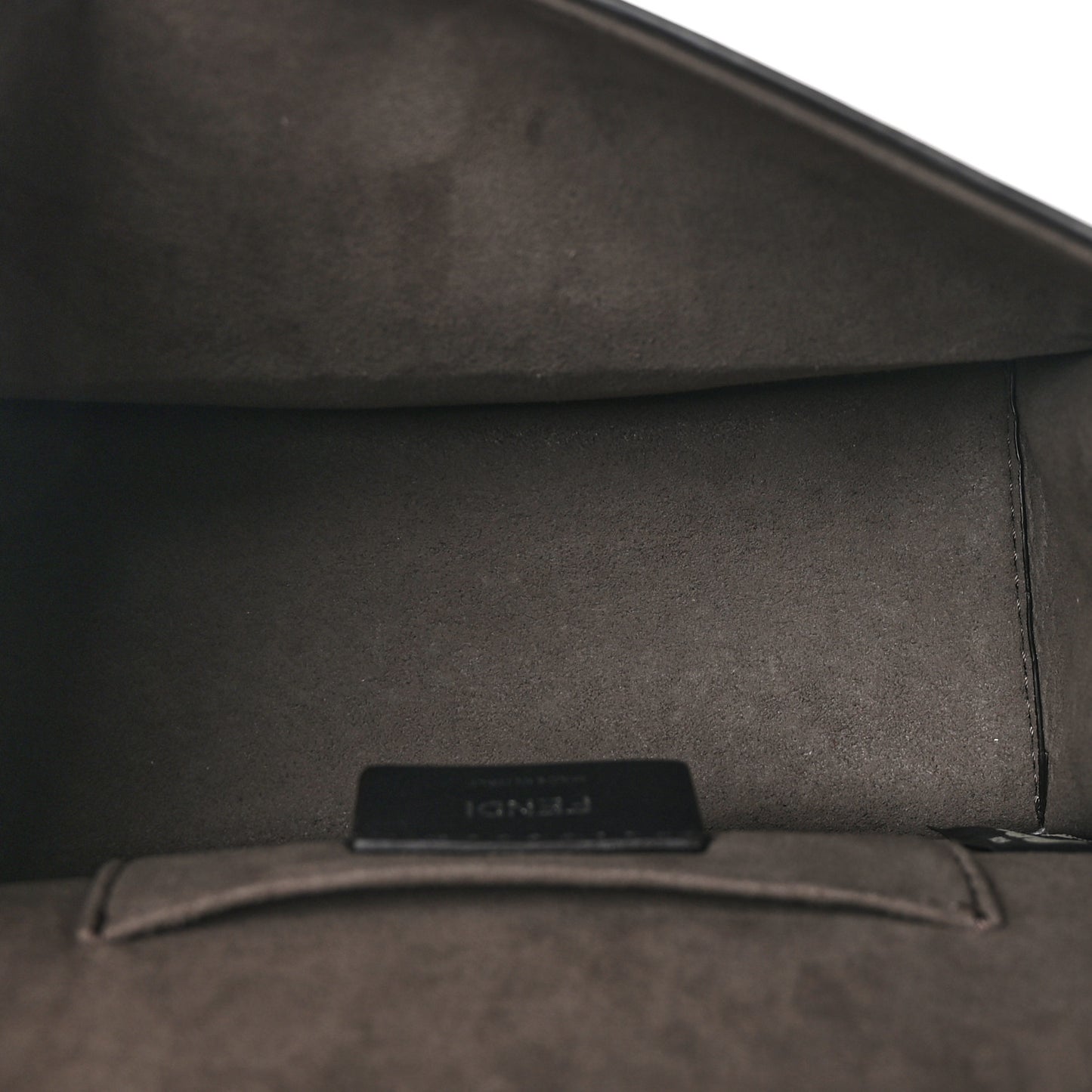 Vitello Century Opaco F is Fendi Small Kan I Shoulder Bag Grigio Perla