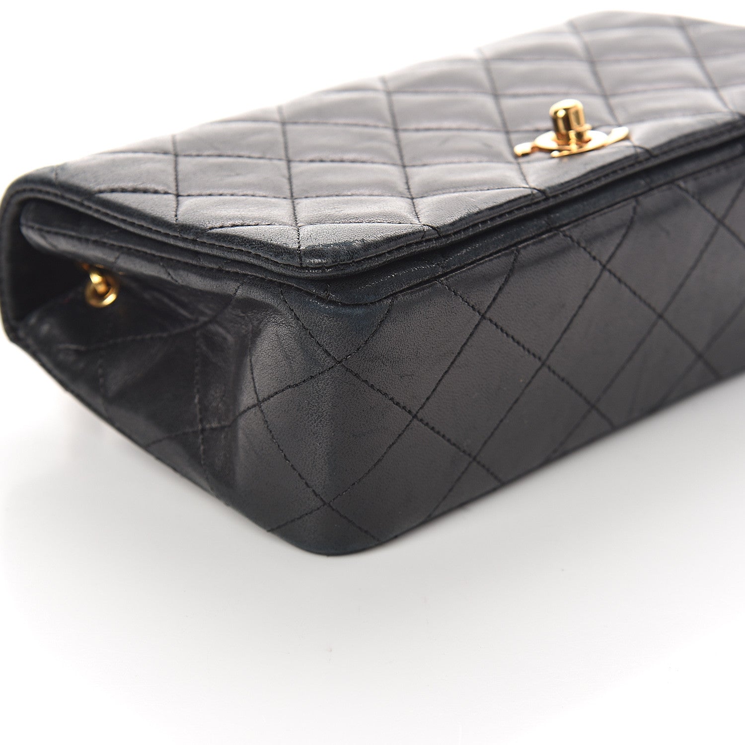 Chanel Lambskin Quilted Mini Flap Black 8 of 9