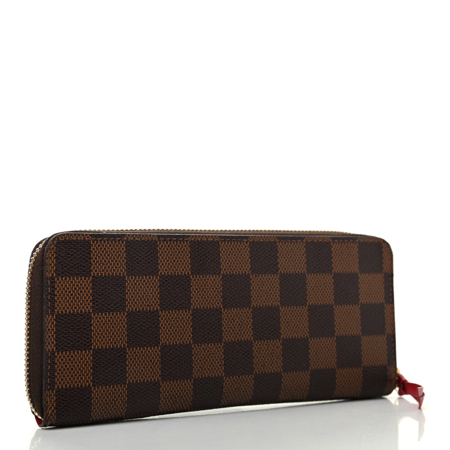 Louis Vuitton Damier Ebene Clemence Wallet Cherry 3 of 7