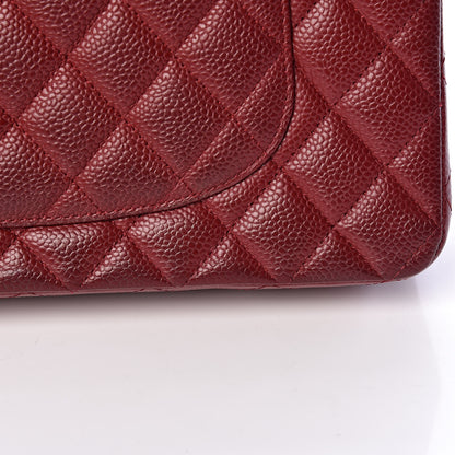 Chanel Caviar Quilted Medium Double Flap Red 16 of 16