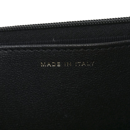 Chanel Lambskin Quilted Crystal Handle Wallet On Chain WOC Black 7 of 11