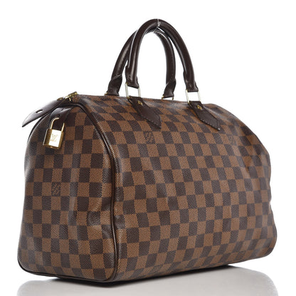 Louis Vuitton Damier Ebene Speedy 30 3 of 13