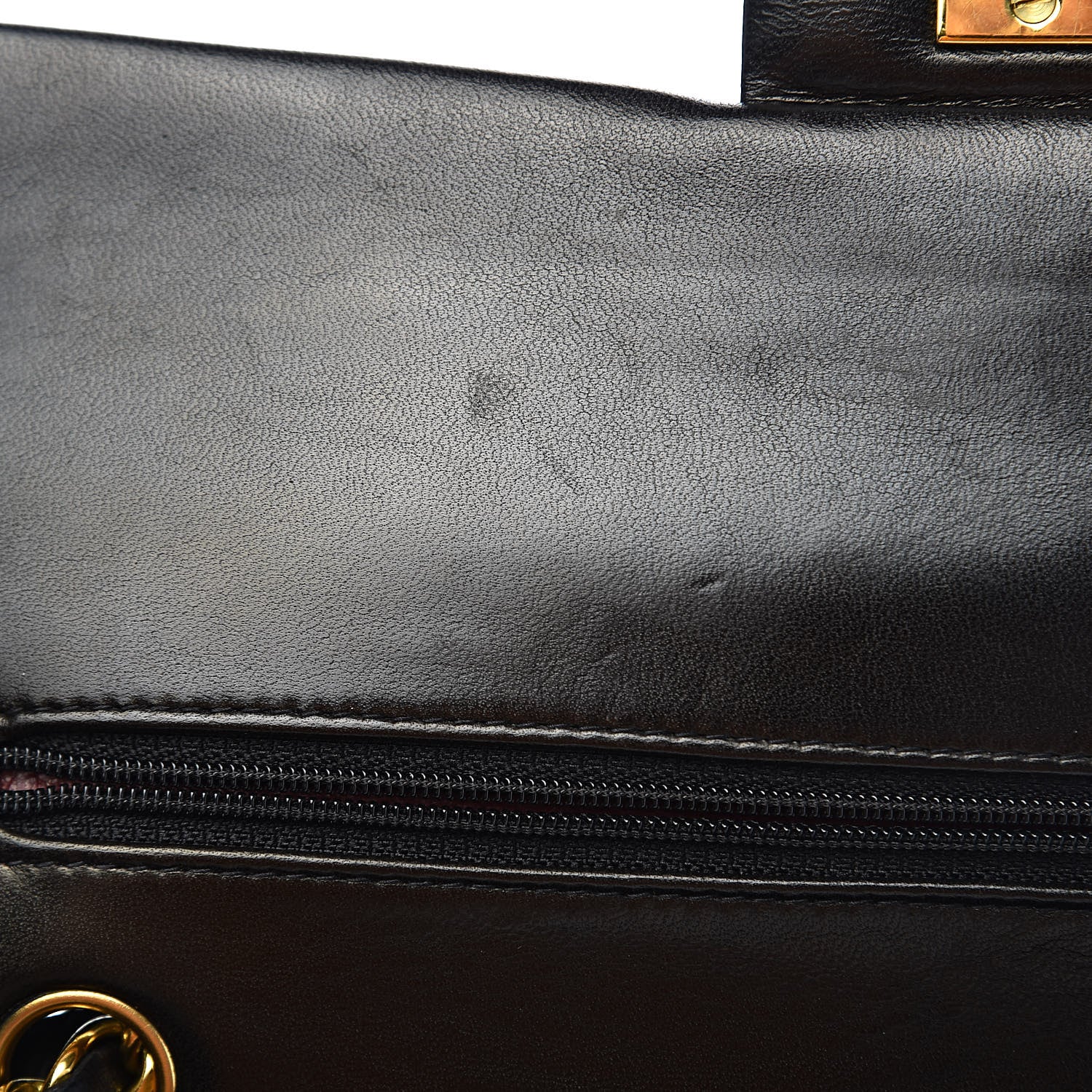 Chanel Lambskin Quilted Medium Double Flap Black 10 of 16