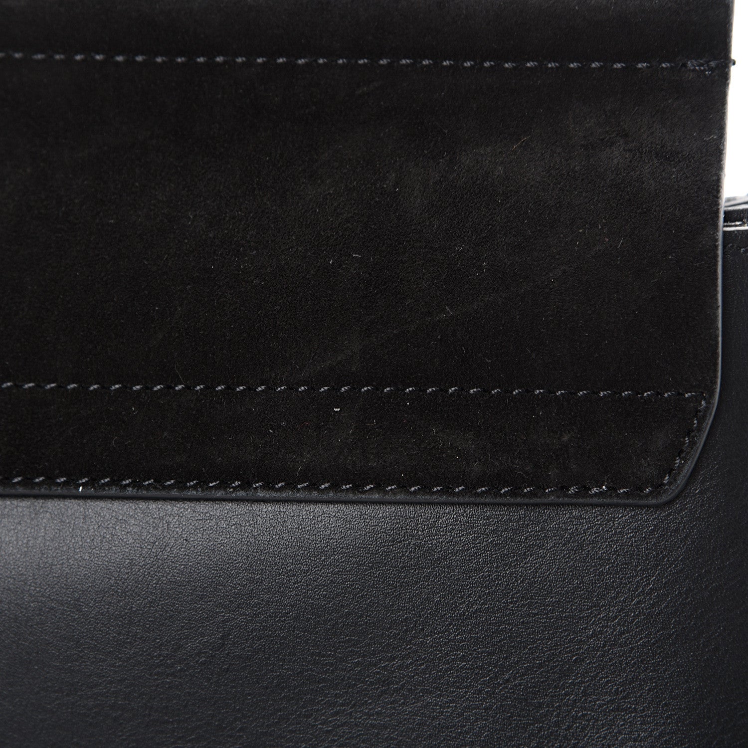 Chloe Suede Calfskin Medium Faye Shoulder Bag Black 13 of 14