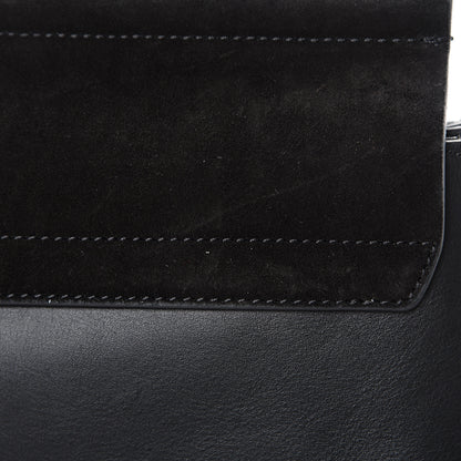 Chloe Suede Calfskin Medium Faye Shoulder Bag Black 13 of 14
