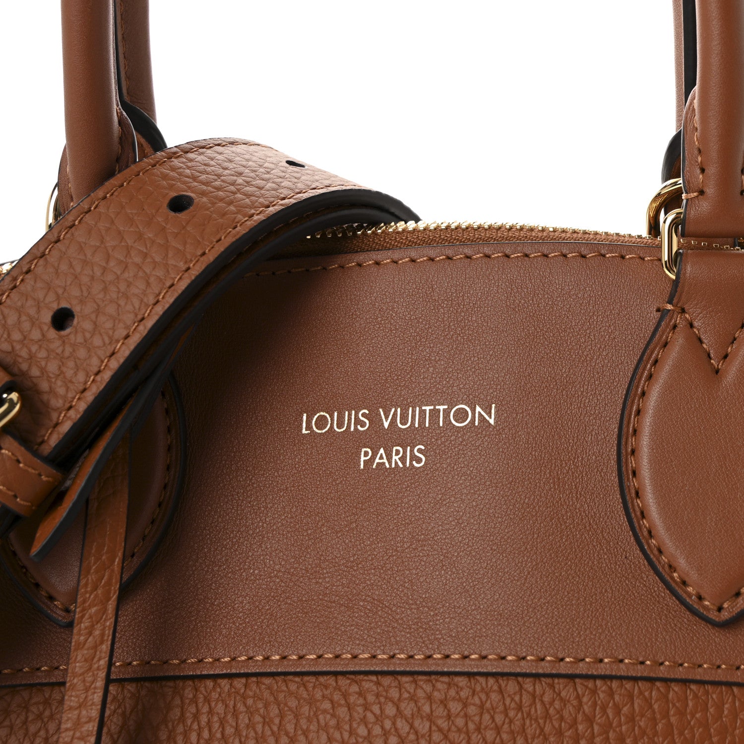 Louis Vuitton Taurillon Calfskin Vendome MM Gold 7 of 9