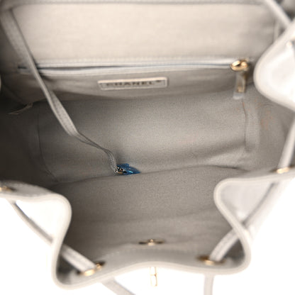 Chanel Caviar Quilted Business Affinity Backpack Grey 5 of 11