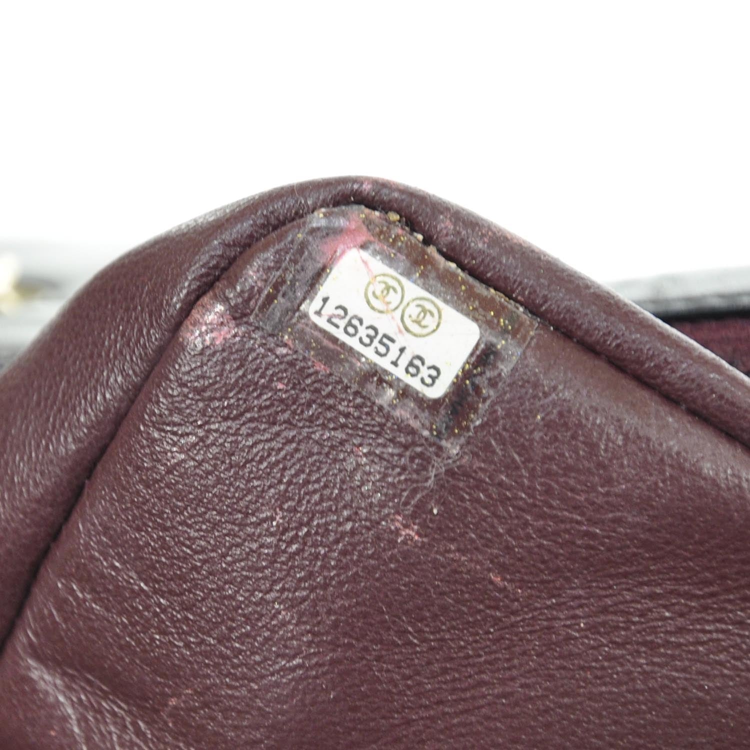 Chanel Lambskin Quilted Maxi Flap Black 8 of 9