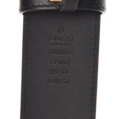 Gucci Calfskin Double G 40mm Belt 85 34 Black 6 of 6