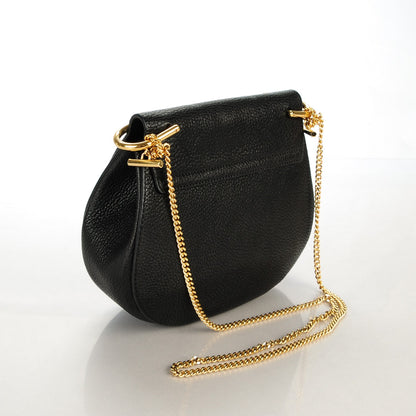 Chloe Grained Lambskin Medium Drew Shoulder Bag Black 3 of 8