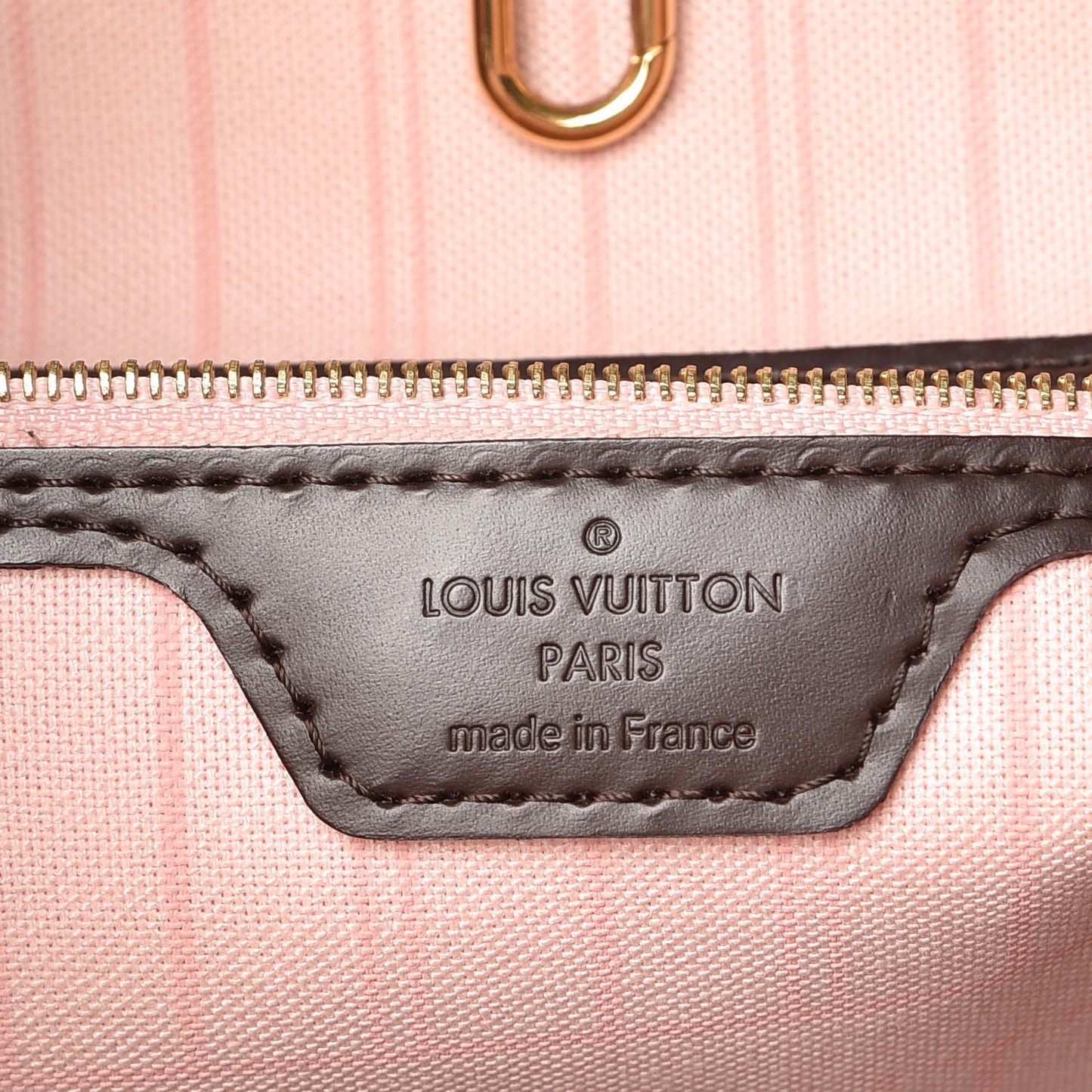 Damier Ebene Neo Neverfull MM Rose Ballerine