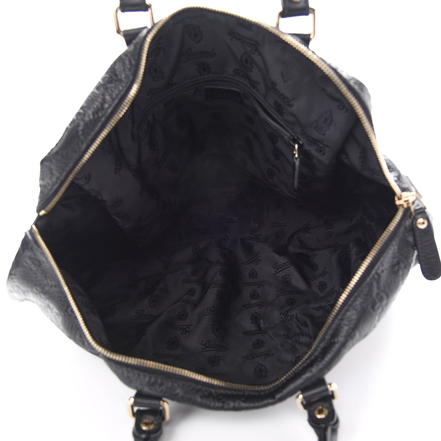 Guccissima Medium Carry On Duffle Black