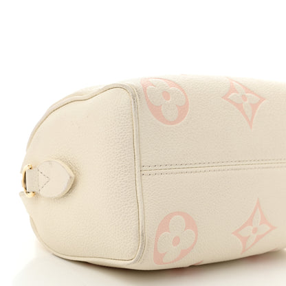 Louis Vuitton Empreinte Monogram Giant Speedy Bandouliere 20 Latte Chamallow 8 of 11