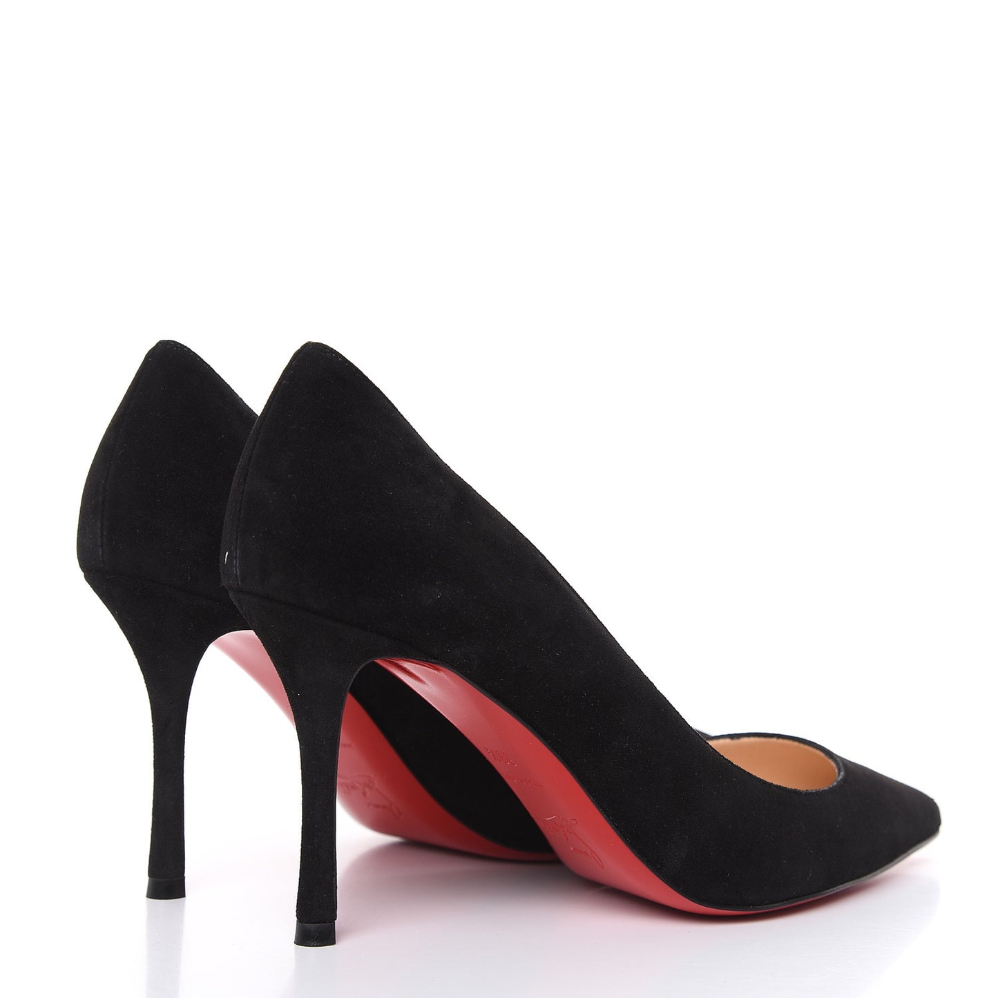 Veau Velours Decoltish 85 Pumps 36.5 Black