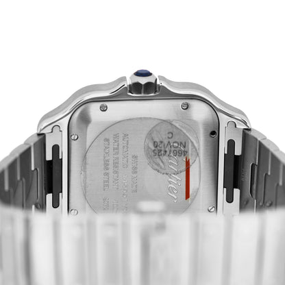 Cartier Stainless Steel 39.8mm Santos De Cartier Automatic Watch Black 4 of 4