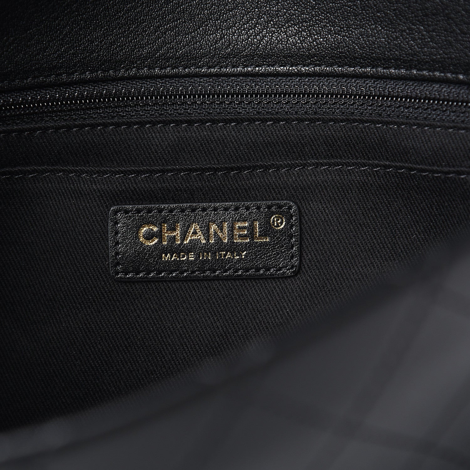 Chanel Goatskin Stitched Medium Casual Trip Single Flap Black 6 of 9