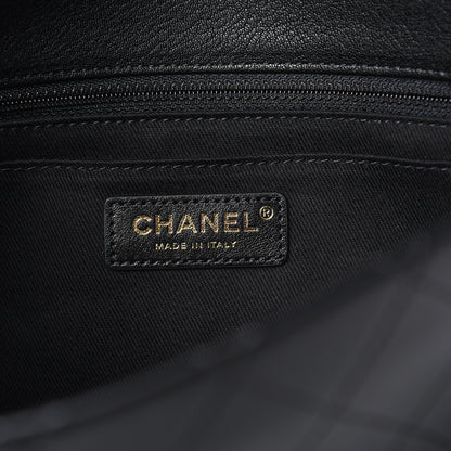 Chanel Goatskin Stitched Medium Casual Trip Single Flap Black 6 of 9