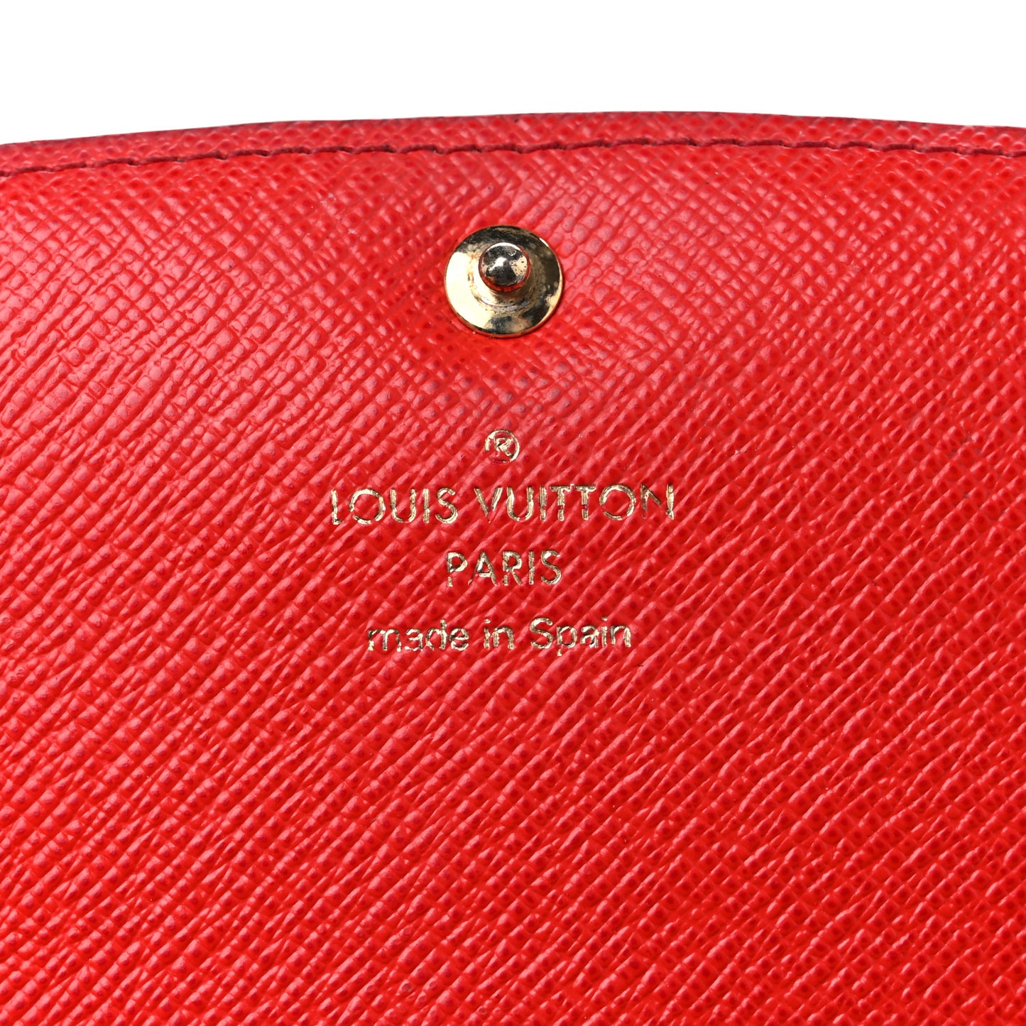 Monogram Bloom Flower Emilie Wallet Coquelicot