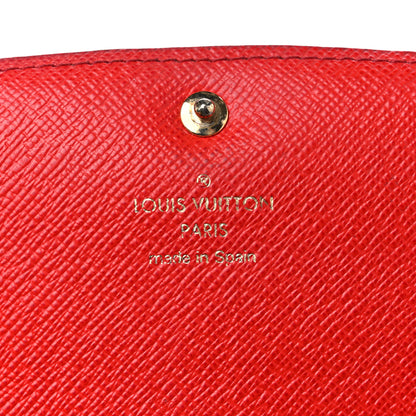 Louis Vuitton Monogram Bloom Flower Emilie Wallet Coquelicot 6 of 13