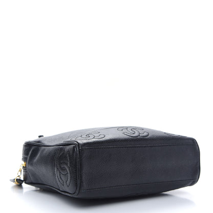 Chanel Caviar CC Shoulder Bag Black 3 of 9