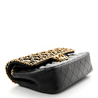 Chanel Lambskin Timeless Classic Chained Double Flap Black 4 of 10