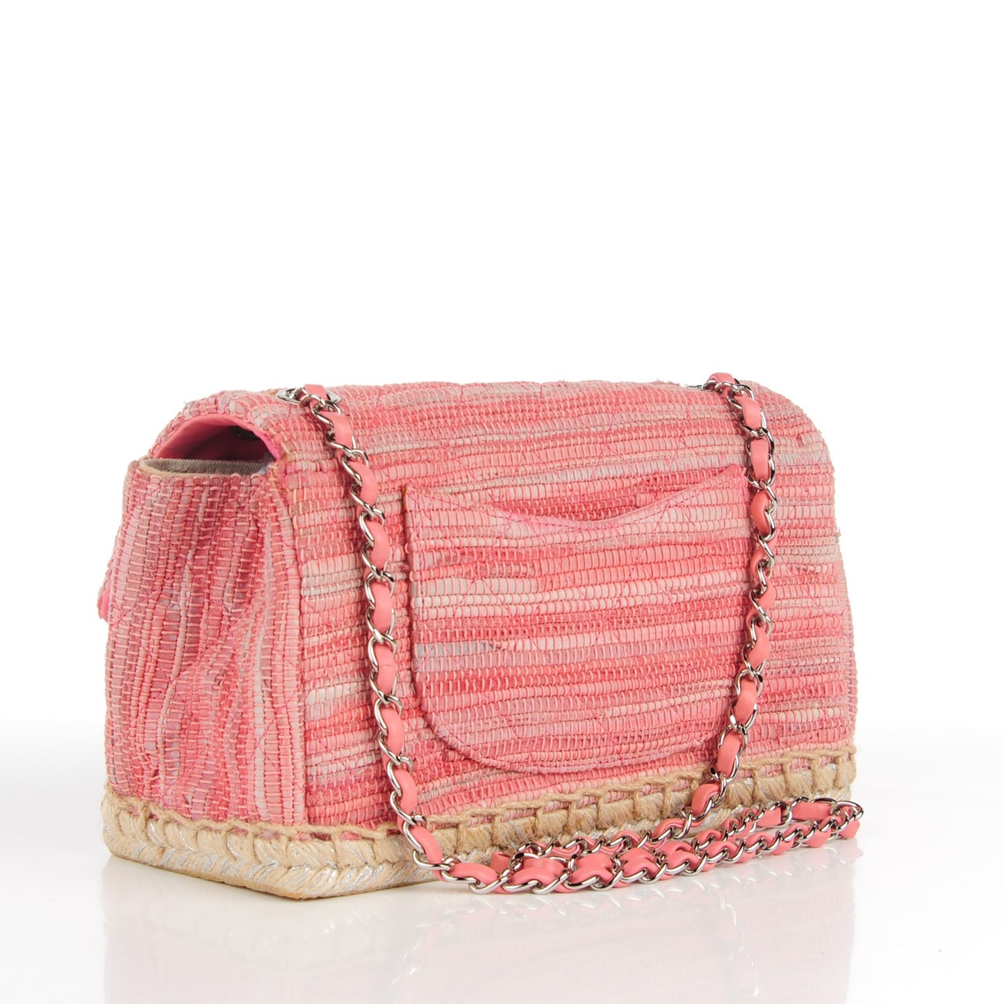 Tweed Quilted Saint Tropez Flap Pink