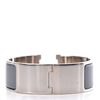 Hermes Enamel Wide Clic Clac H Bracelet PM Ardoise 3 of 4