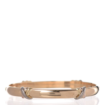 Cartier 18K Pink Yellow White Gold Trinity LOVE Bracelet 17 1 of 6