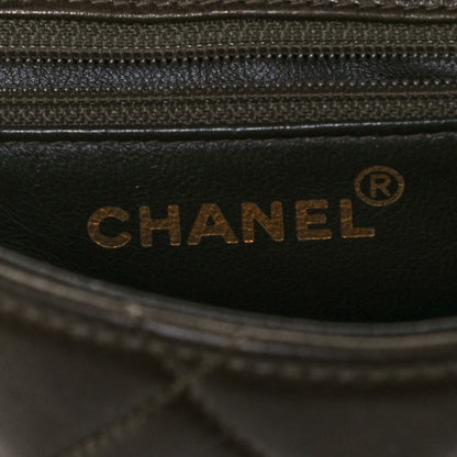 Chanel Lambskin Quilted Flap Shoulder Bag Green 7 of 11