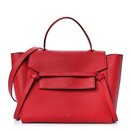 Celine Grained Calfskin Mini Belt Bag Coquelicot 1 of 9