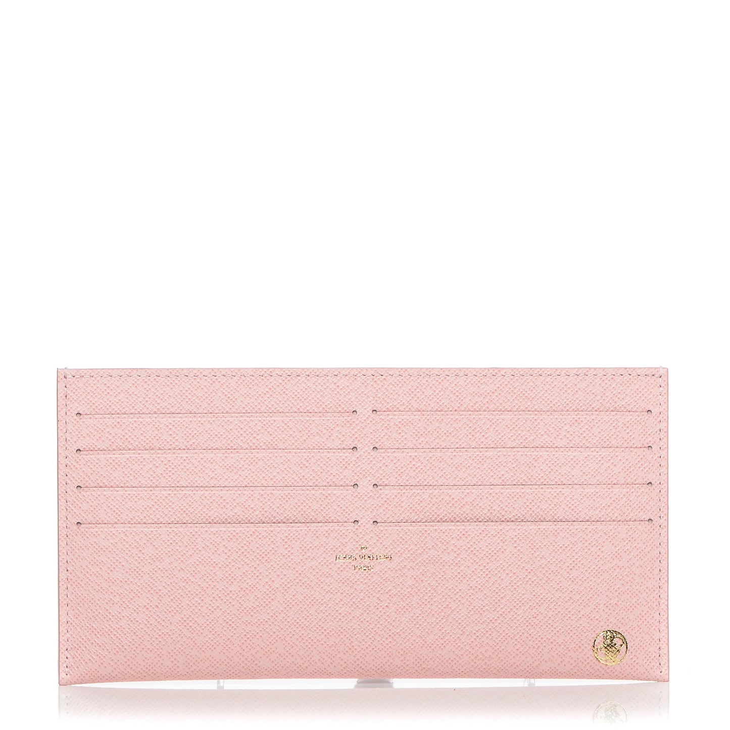 Calfskin Felicie Card Holder Insert Rose Ballerine