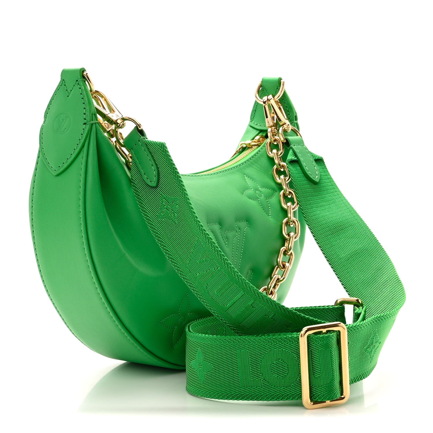 Louis Vuitton Calfskin Bubblegram Over The Moon Basilic 3 of 9