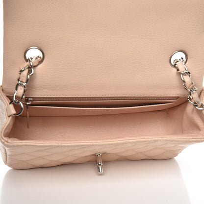 Chanel Caviar Quilted Mini Rectangular Flap Light Beige 5 of 12
