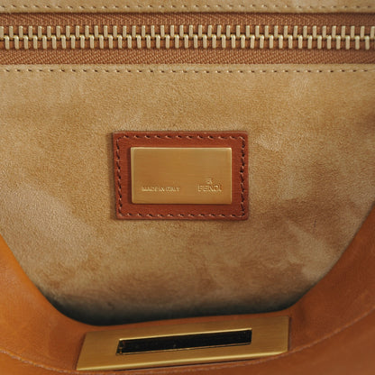 Fendi Calfskin Large Peekaboo Iconic Satchel Ocra 7 of 9