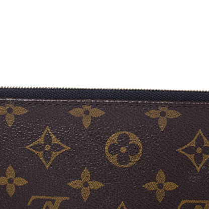Louis Vuitton Monogram Pallas Clutch Black 12 of 13