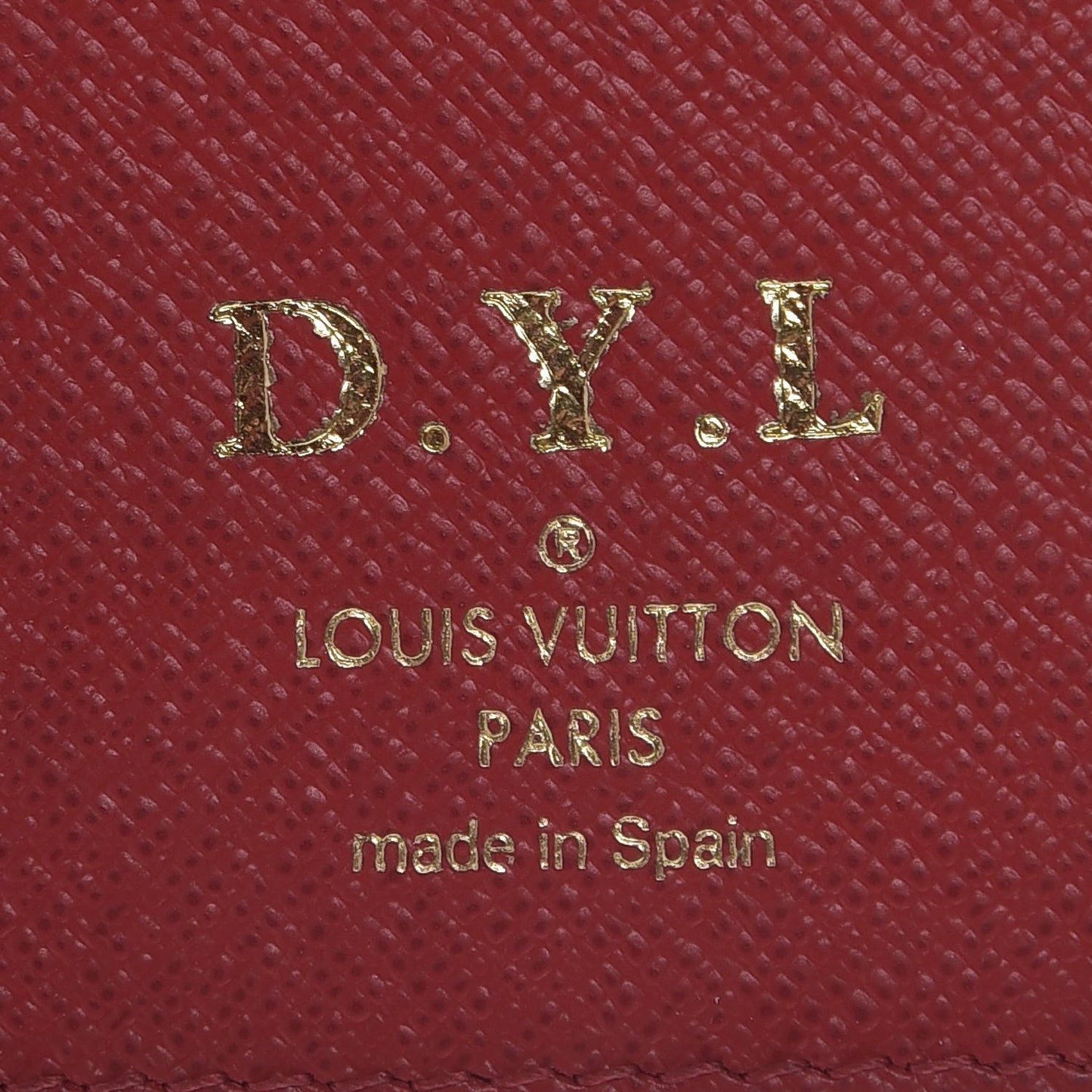 Damier Ebene Insolite Wallet Rouge