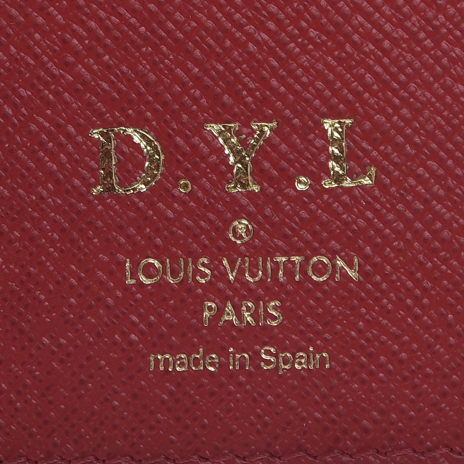 Louis Vuitton Damier Ebene Insolite Wallet Rouge 6 of 7