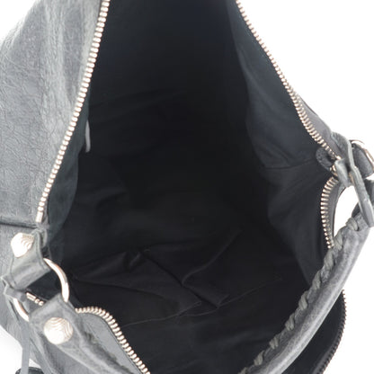 Balenciaga Agneau Giant 12 Silver Hardware Day Hobo Gris Tarmac 5 of 7