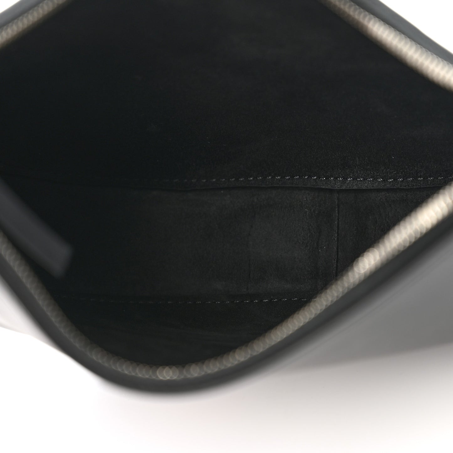 Smooth Calfskin Half Moon Shoulder Bag Black