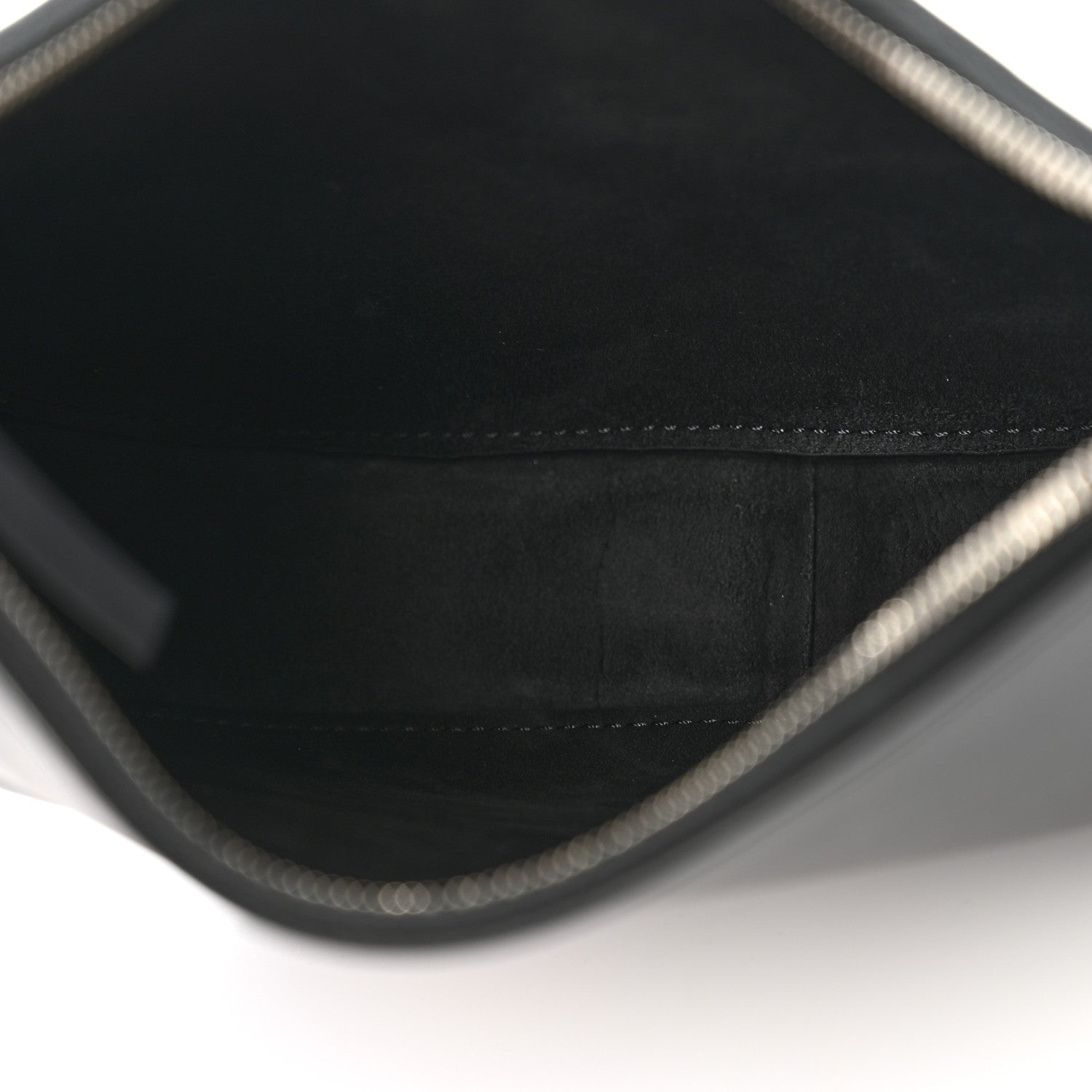 The Row Smooth Calfskin Half Moon Shoulder Bag Black 5 of 12