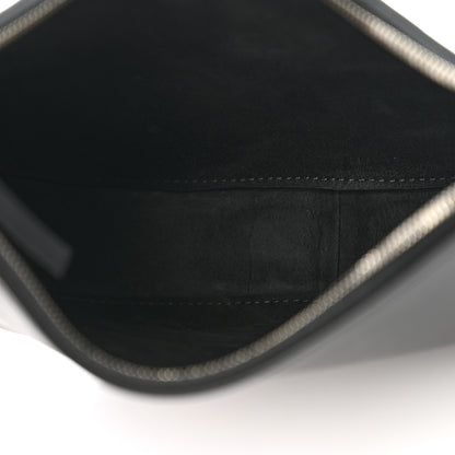The Row Smooth Calfskin Half Moon Shoulder Bag Black 5 of 12