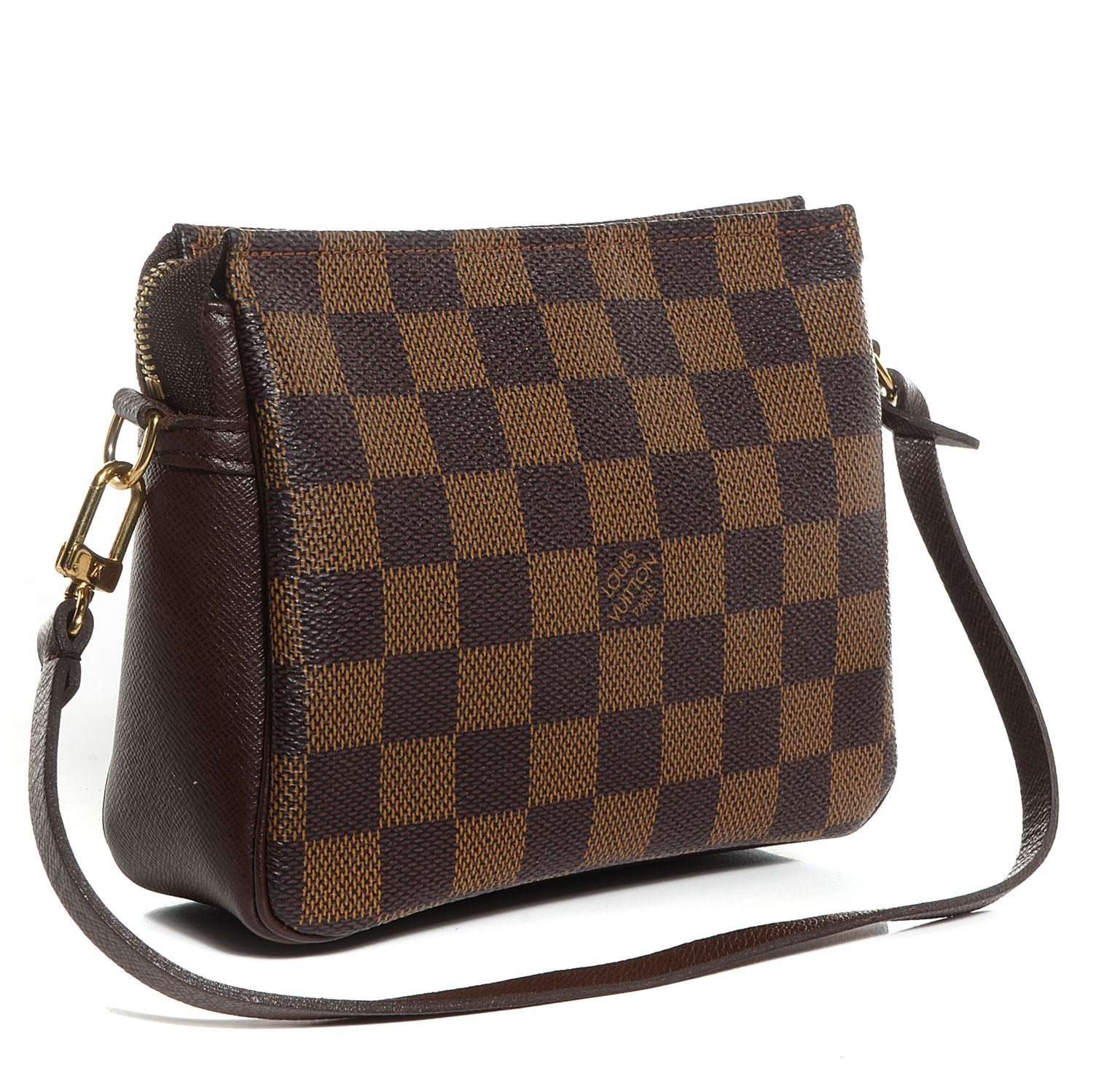 Louis Vuitton Damier Ebene Trousse Make Up Bag Pochette 3 of 7